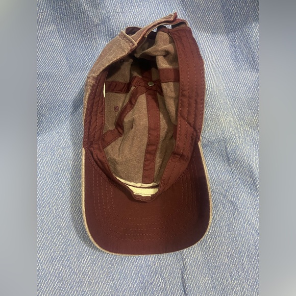 🍀 3/$15 Women’s Unbranded Plain Burgundy Baseball Cap - Picture 5 of 5